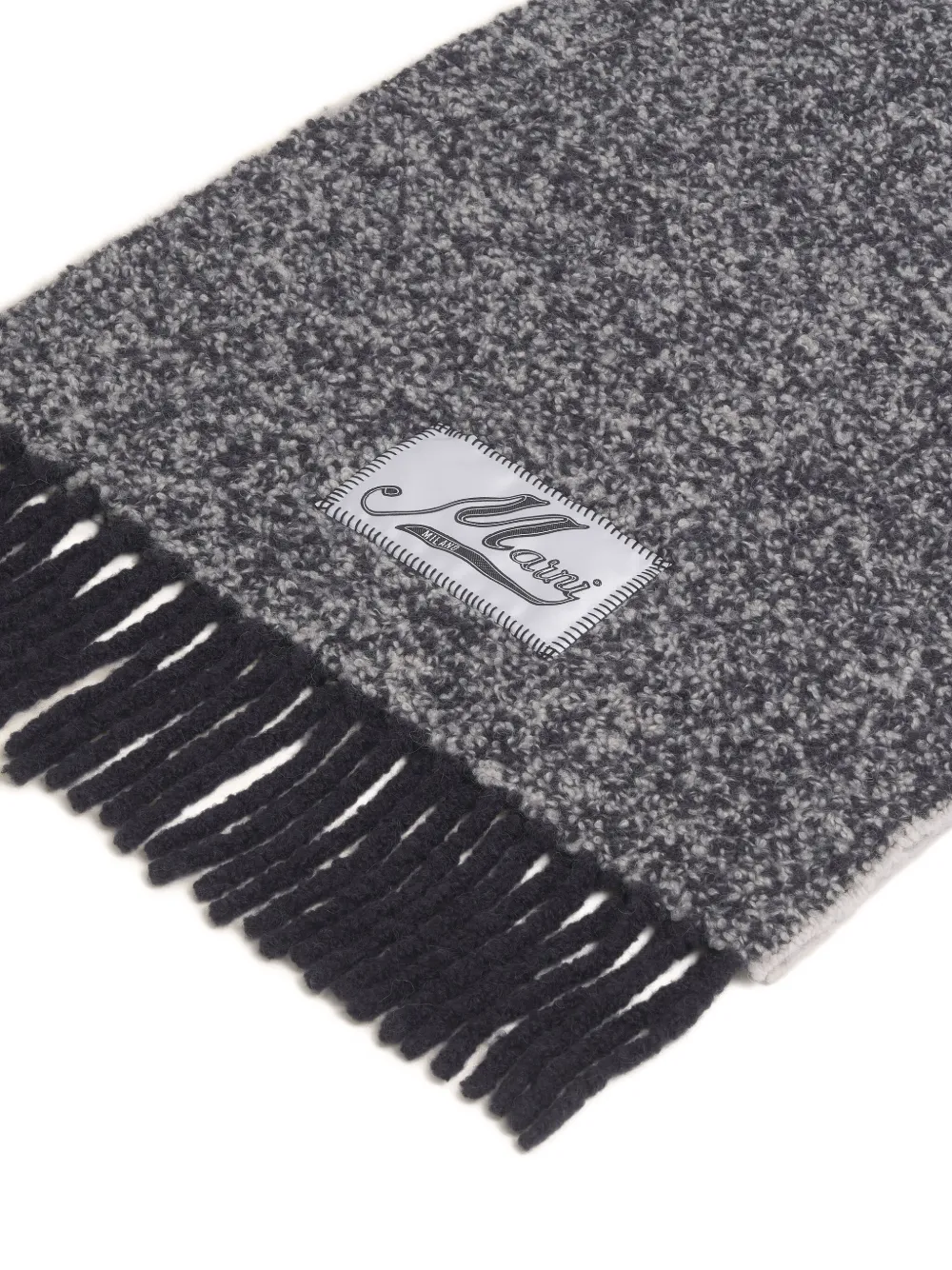 Marni fringed scarf - Zwart