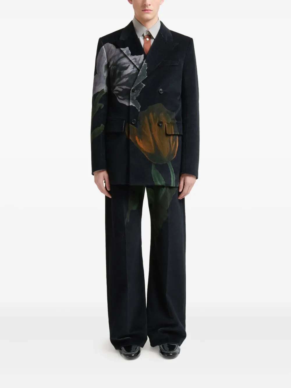 Marni floral-print double-breasted blazer | Blazers | Image 2