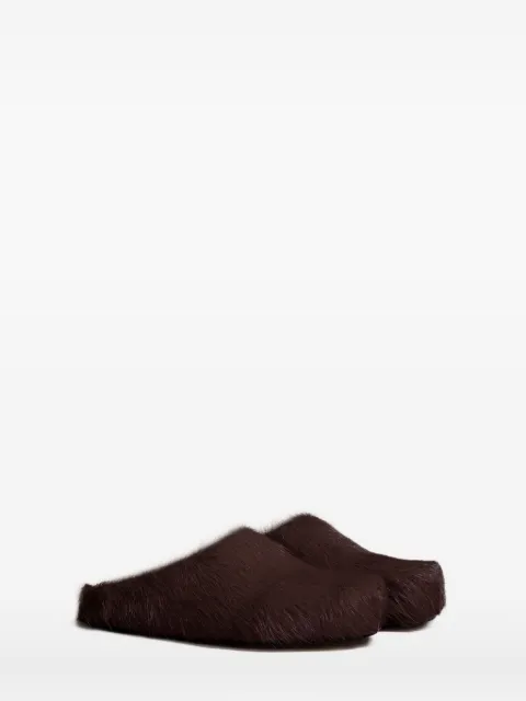Marni Fussbett calf-hair mules