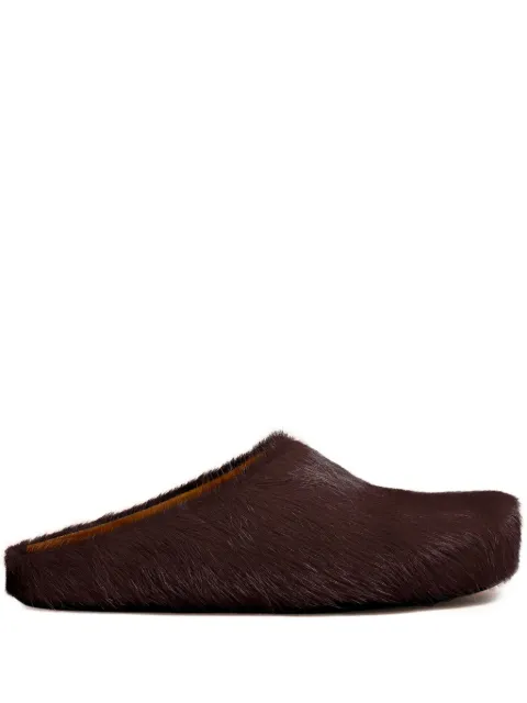 Marni Fussbett calf-hair mules