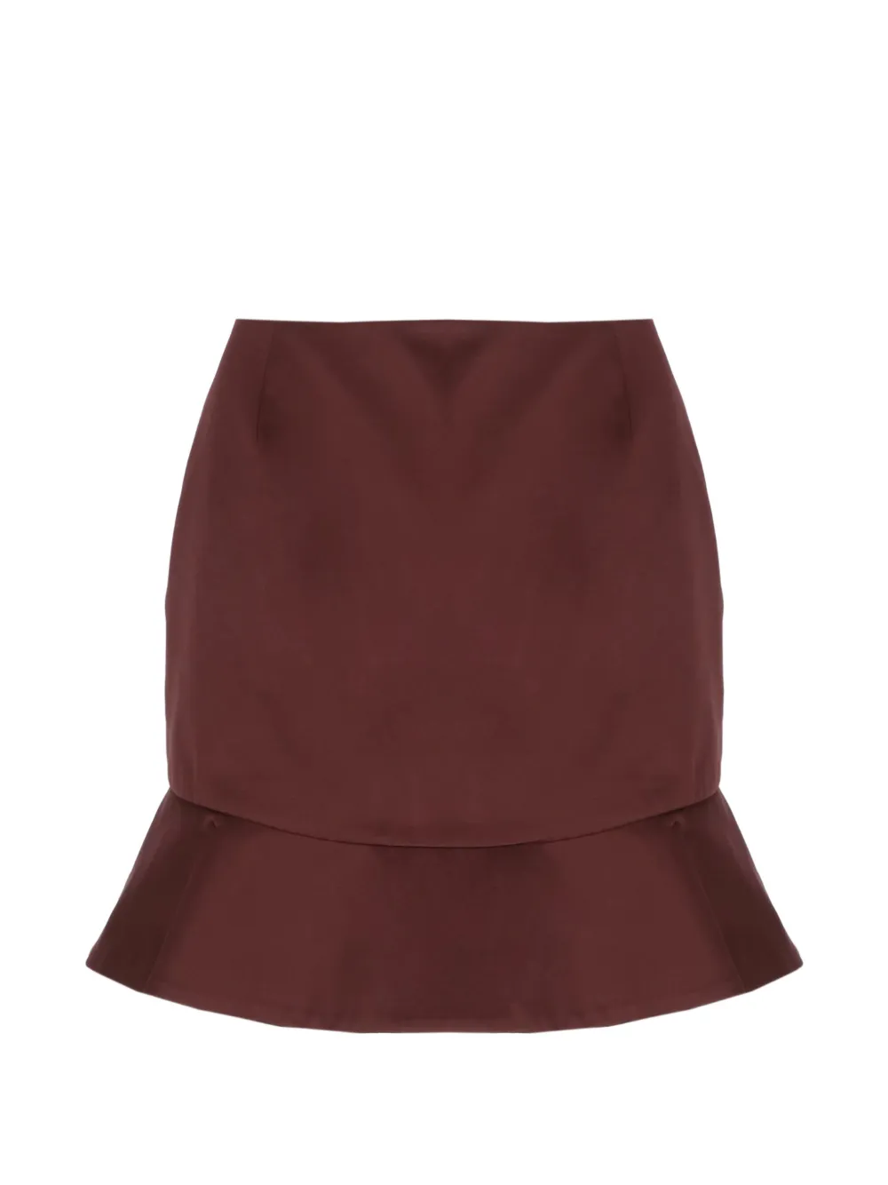 ROTATE BIRGER CHRISTENSEN Minigonna con ruches - Rosso