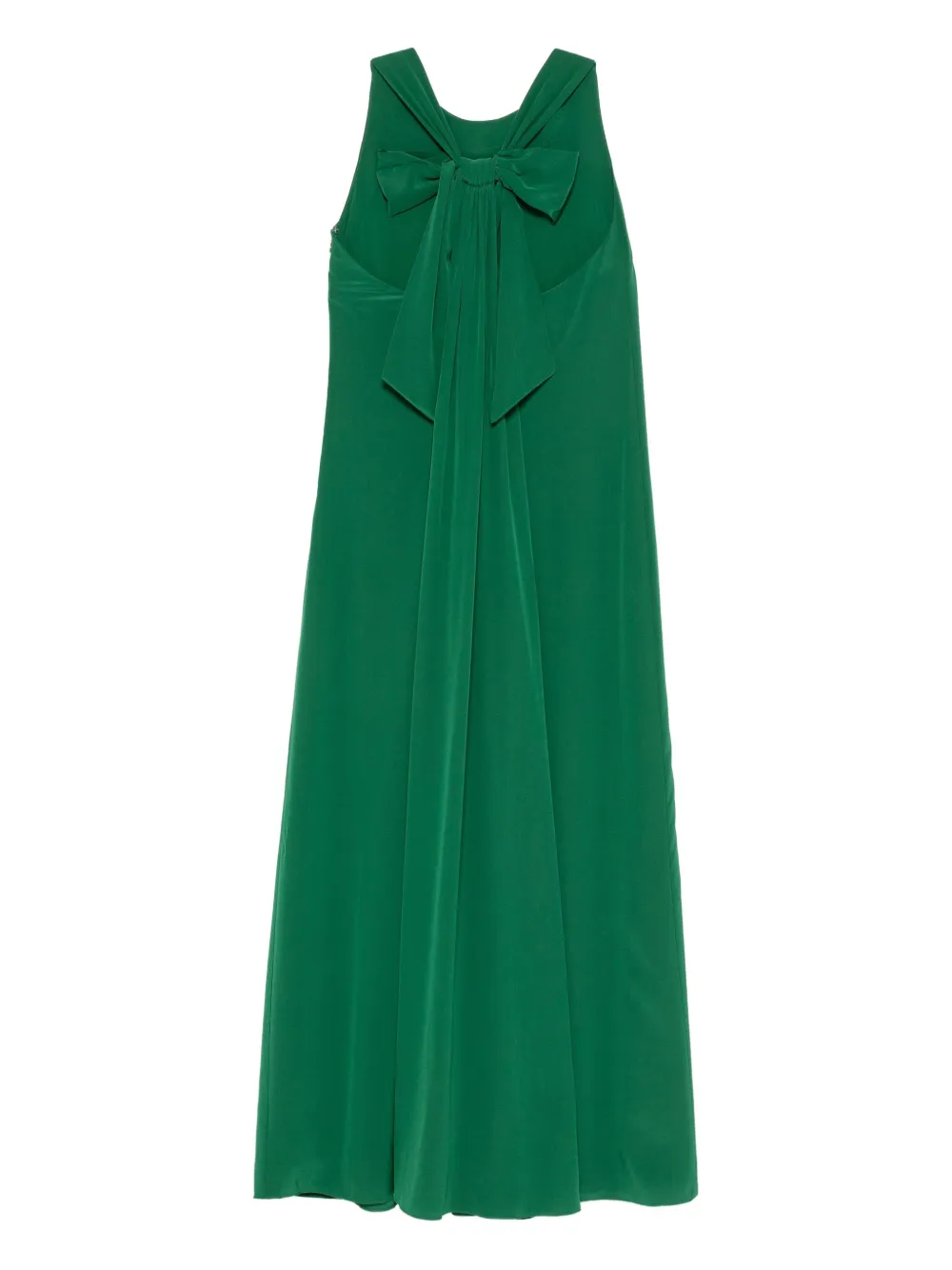ASPESI Maxi-jurk met strikdetail - Groen