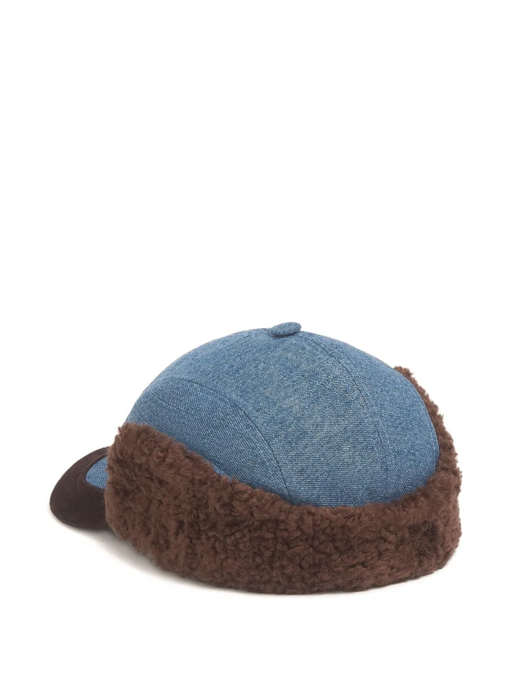 Marni denim ear-flap baseball cap - ブルー Marni denim ear-flap baseball cap - ブルー