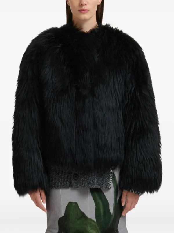 Marni Black Shearling Jacket