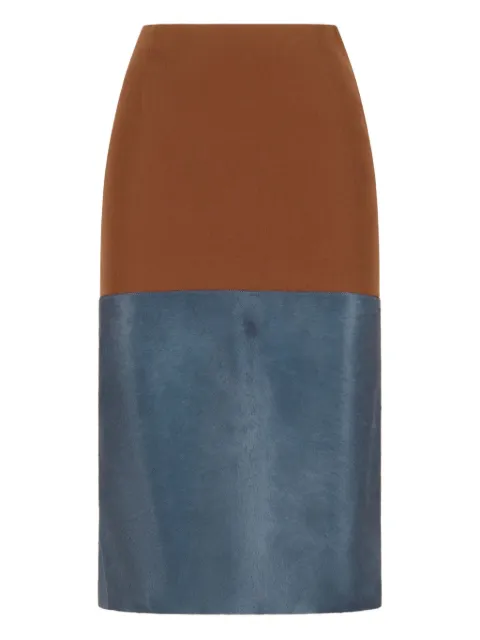 Marni panelled midi skirt