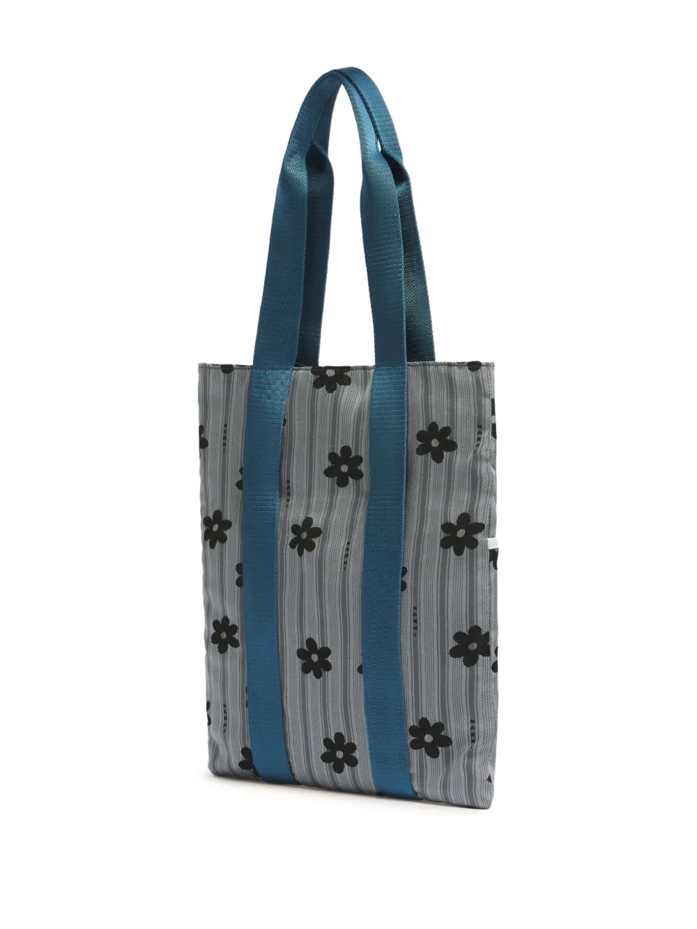 Marni Shopper met bloemenkant Blauw