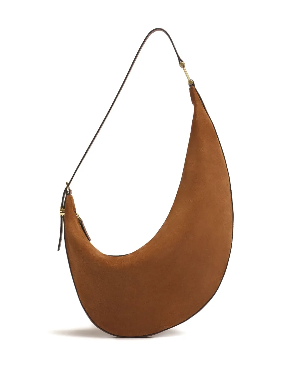 Marni Kleine Dot suède schoudertas Bruin