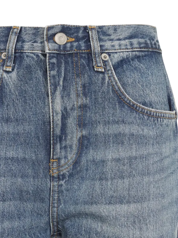 専用！The Frankie Shop デニム The Frankie Shop Cotton Jeans | Blue | FARFETCH SG