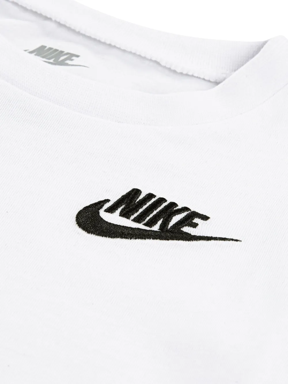 Nike Logo-embroidered T-shirt And Shorts In Multi