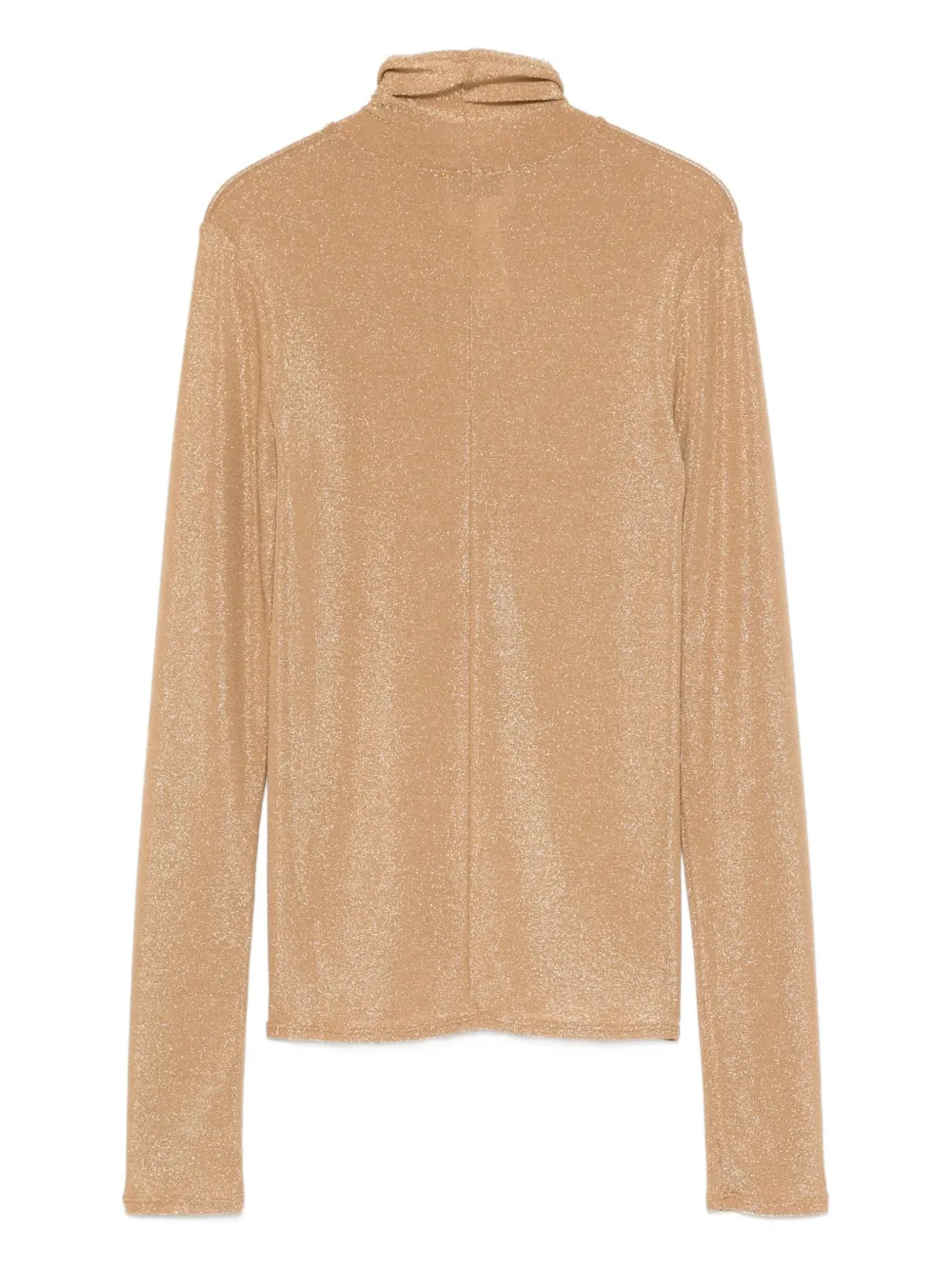 Forte Forte Top met col en lange mouwen - Goud