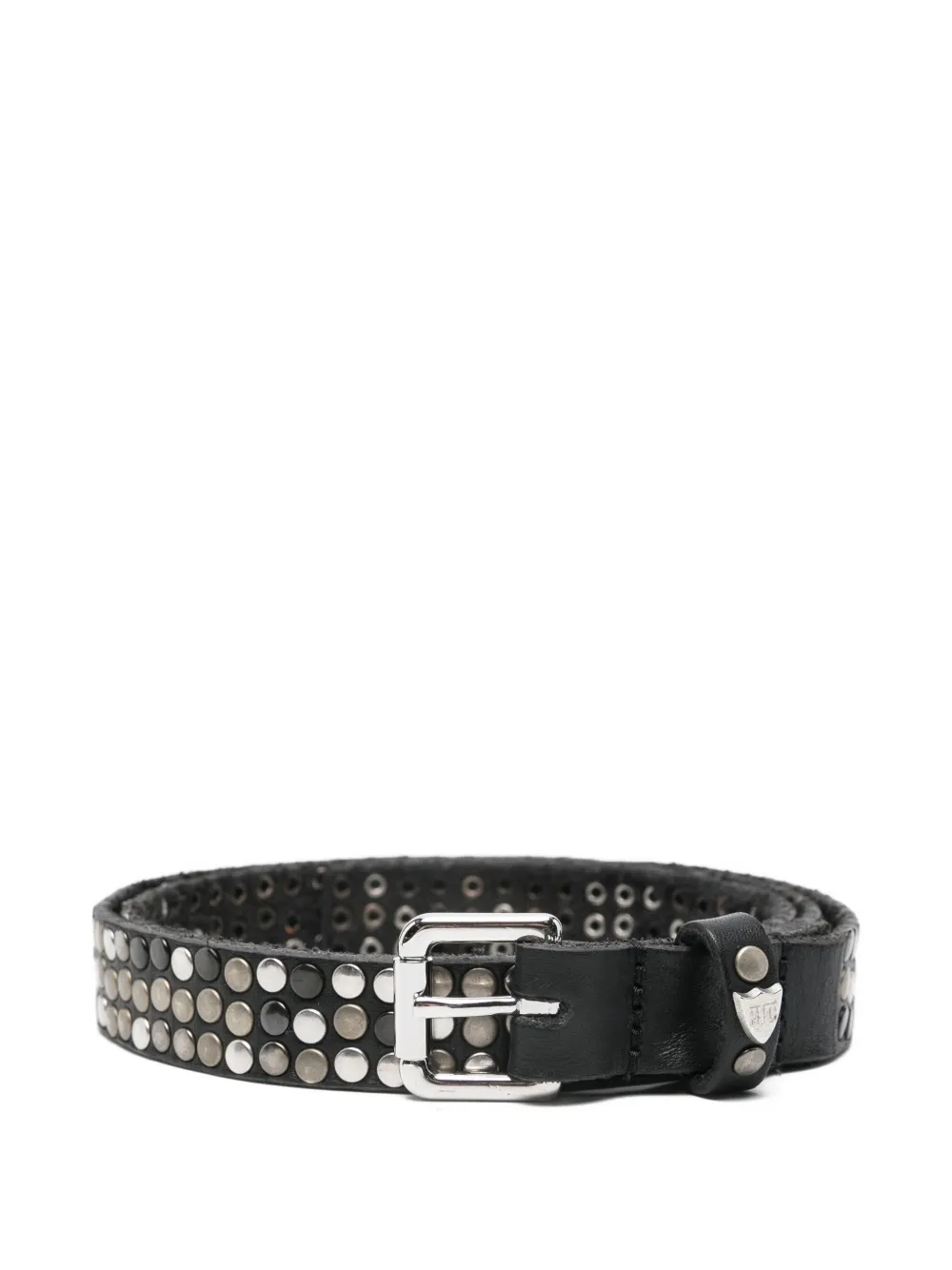 Htc Los Angeles studded leather belt | Black | Image 1