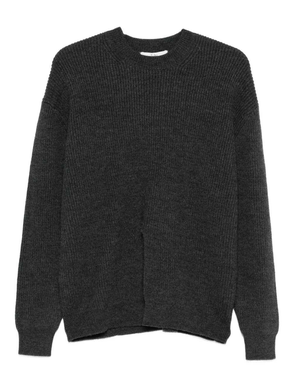 Tibi ribbed-knit jumper | Grey | Image 1