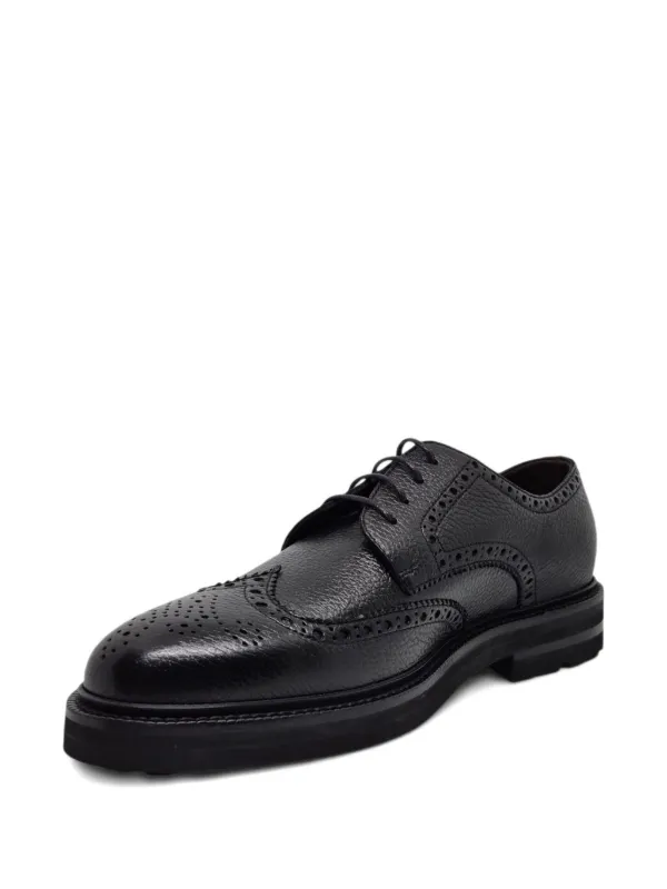 Henderson Baracco レザー ダービーシューズ | ブラック | FARFETCH JP