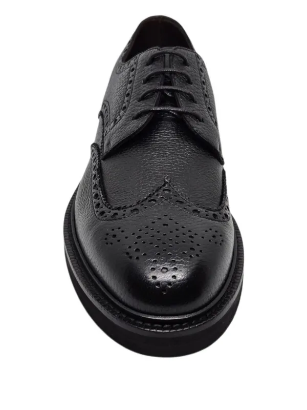 Henderson Baracco レザー ダービーシューズ | ブラック | FARFETCH JP
