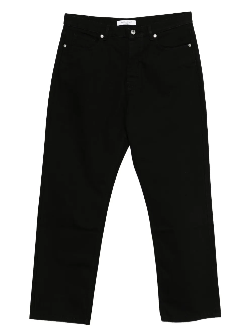Maison Kitsuné straight-leg jeans | Black | Image 1
