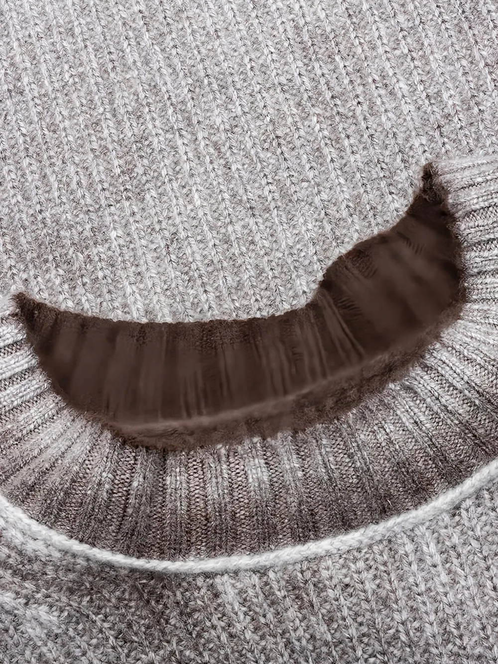 Represent Ribbed Crew-neck Sweater In Gray
