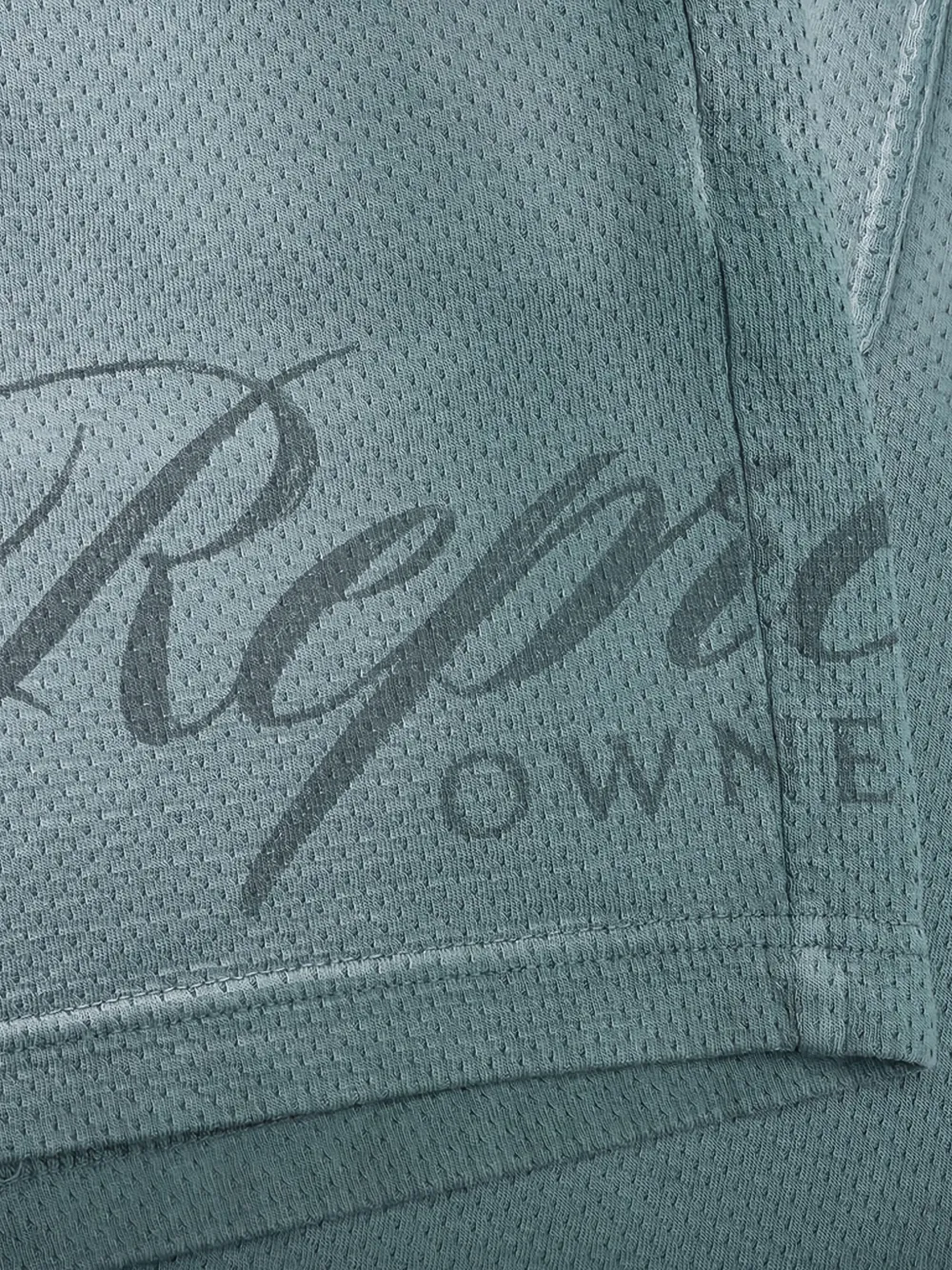 Represent Script Mesh Shorts In Green