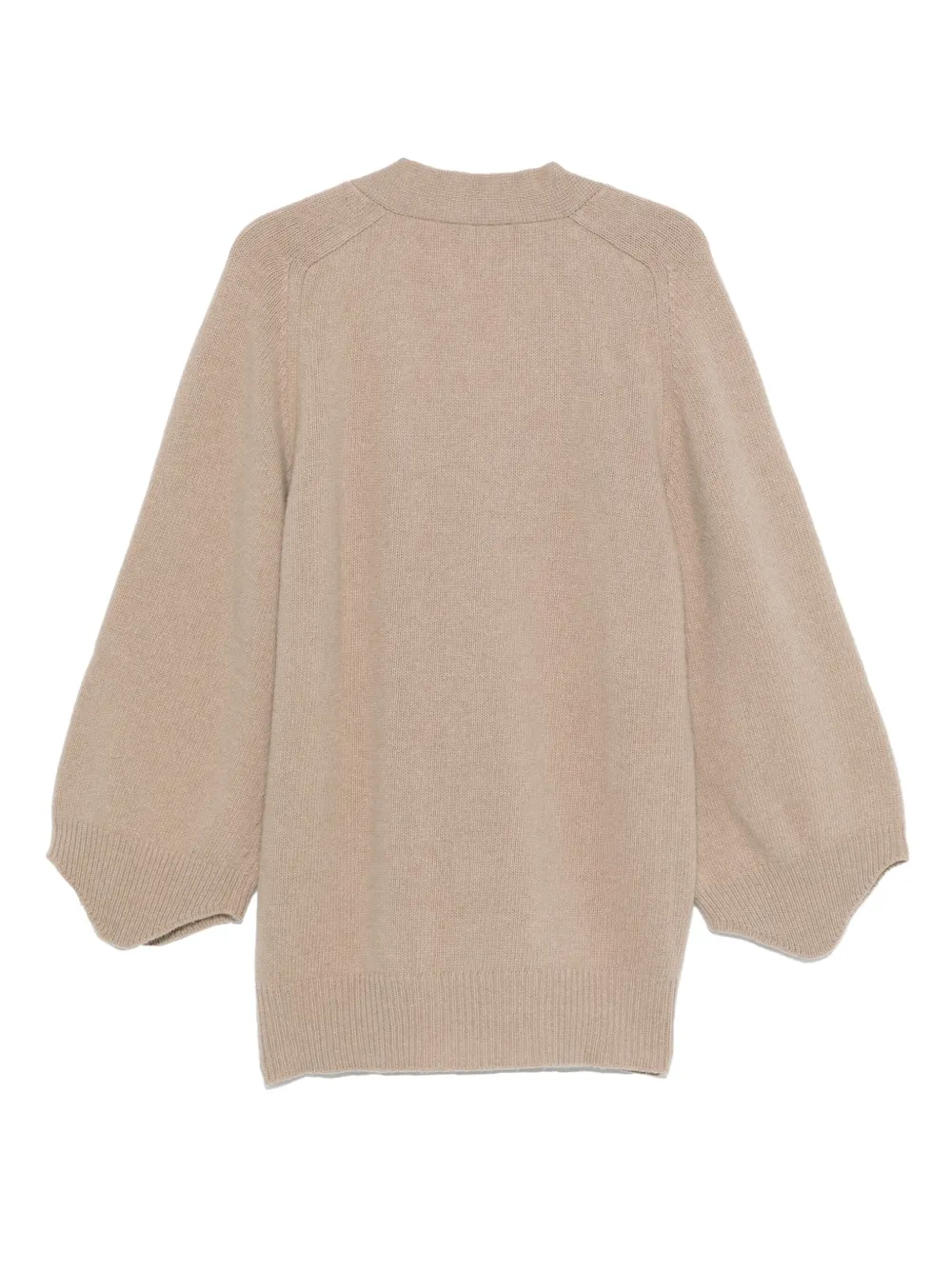 3311 Pocket Buttoned Cardigan In Neutral