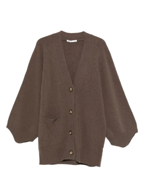 3311 cárdigan con botones y bolsillo de parche