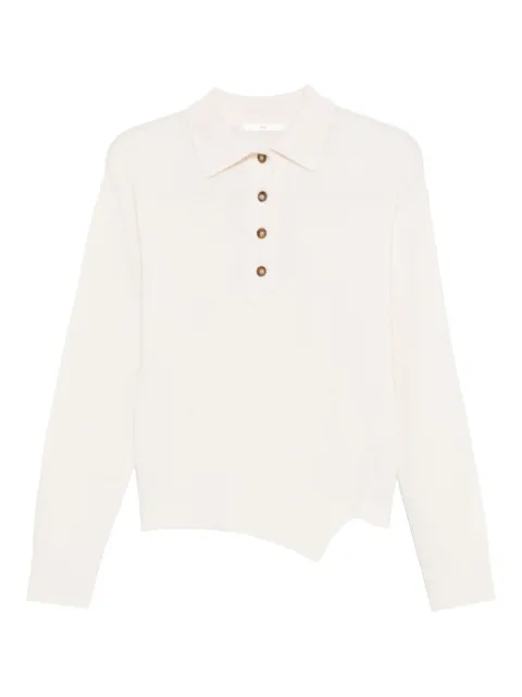 3311 Top asimmetrico con bottoni