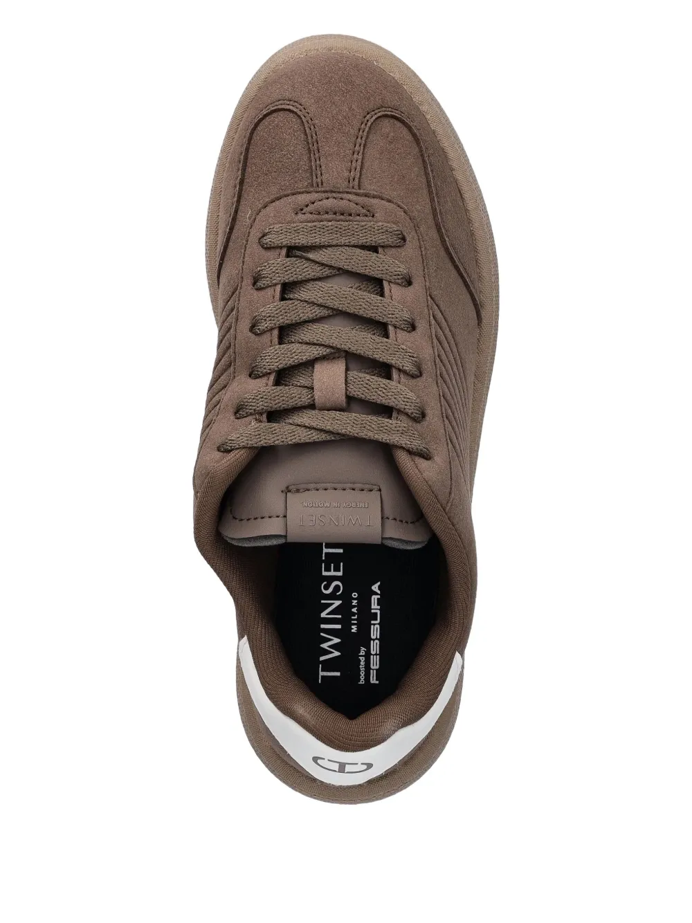 TWINSET Sneakers met reliëf-patroon Bruin