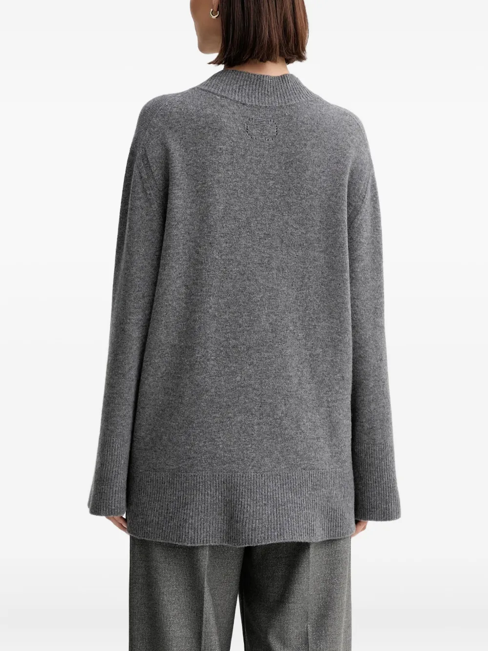 Twinset Cashmere-blend Jumper In Gray