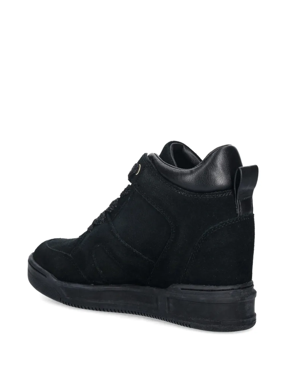 Twinset Suede Sneakers In Black