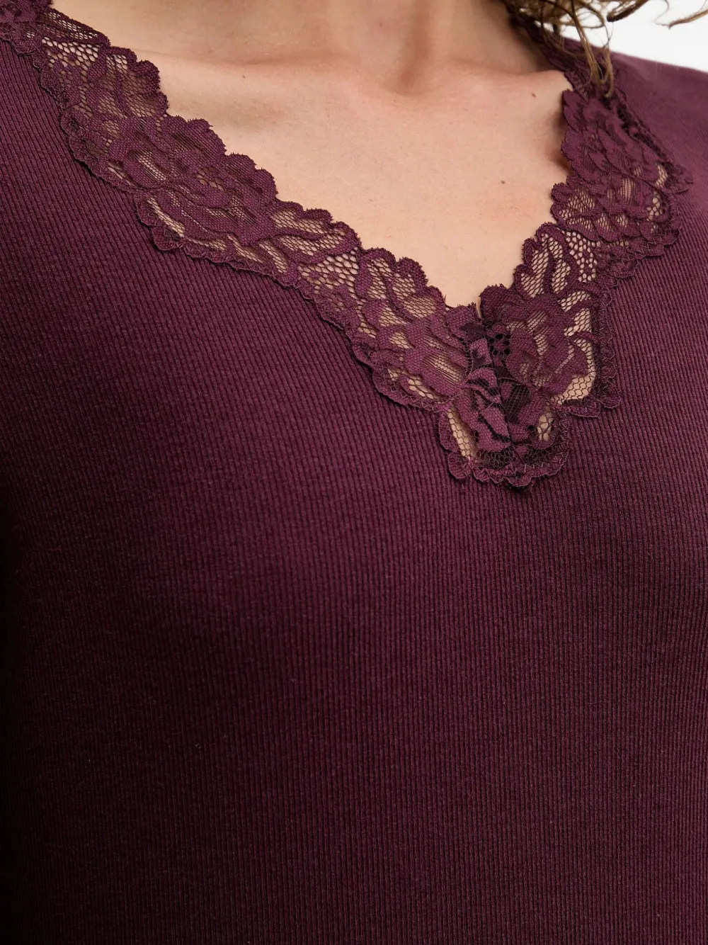 TWINSET Jurk met kant Rood