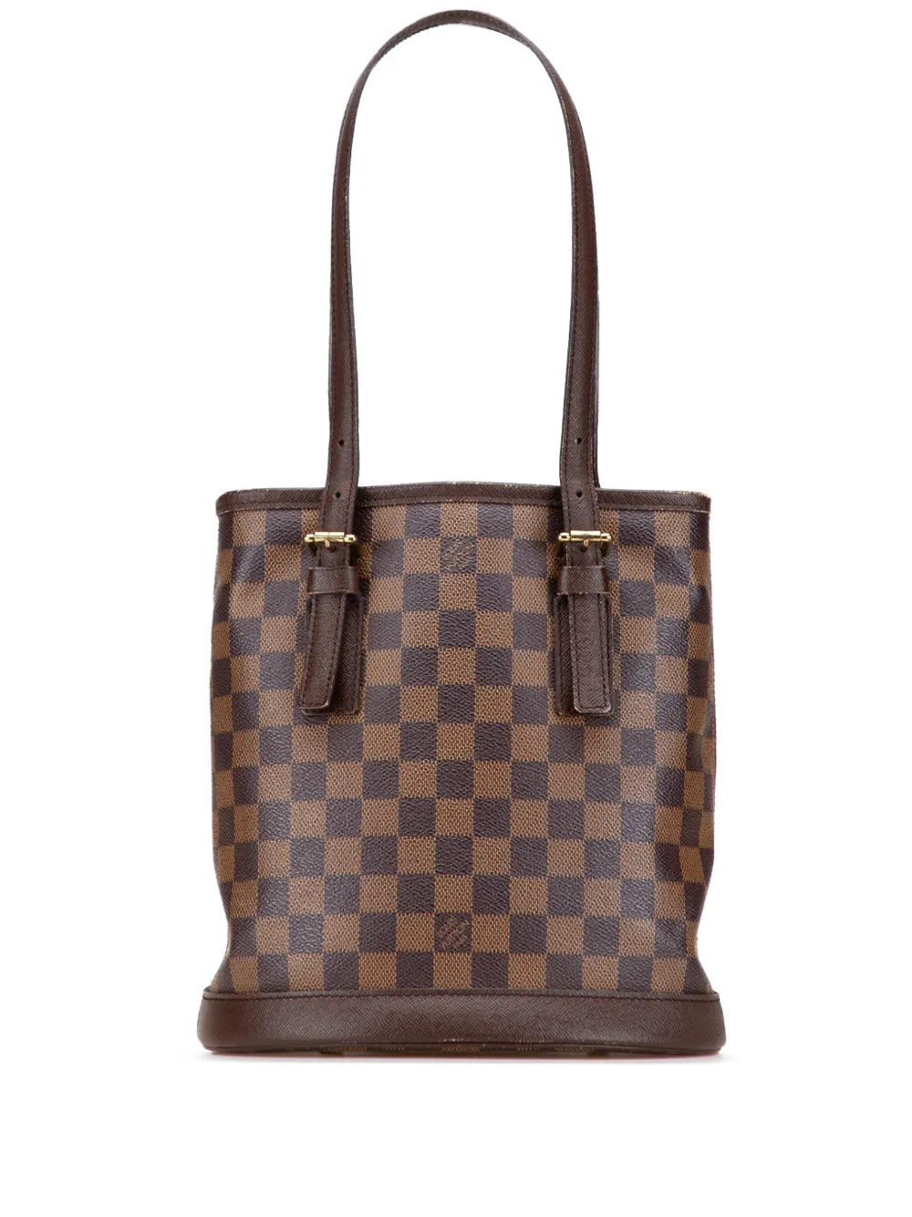 Louis Vuitton Pre-Owned 2001 Damier Ebene Marais bucket bag - ブラウン Louis Vuitton Pre-Owned 2001 Damier Ebene Marais bucket bag - ブラウン