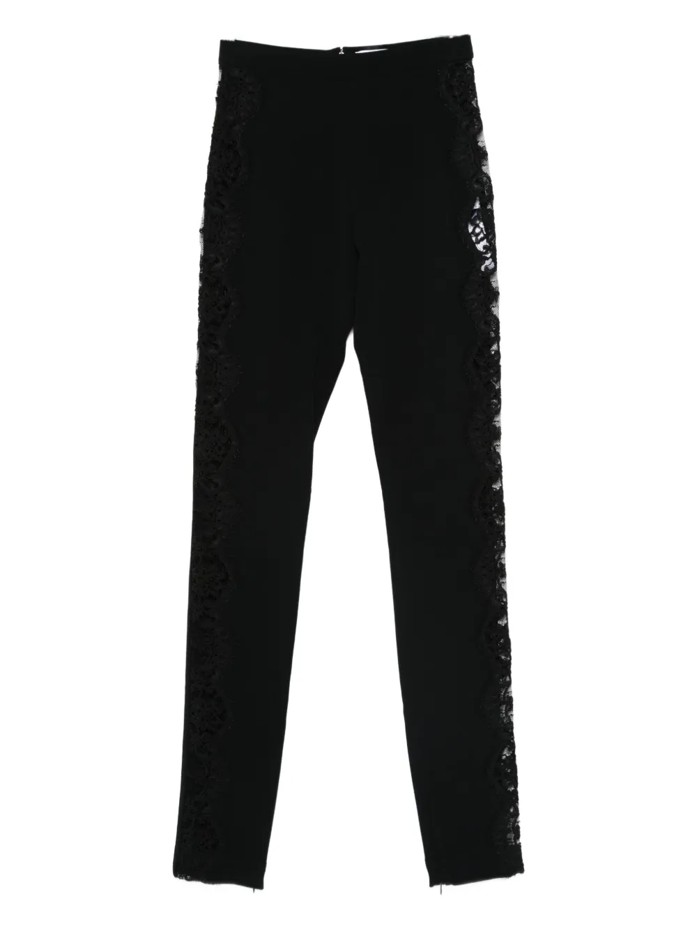 Stella Mccartney Lace-detail Leggings In Black