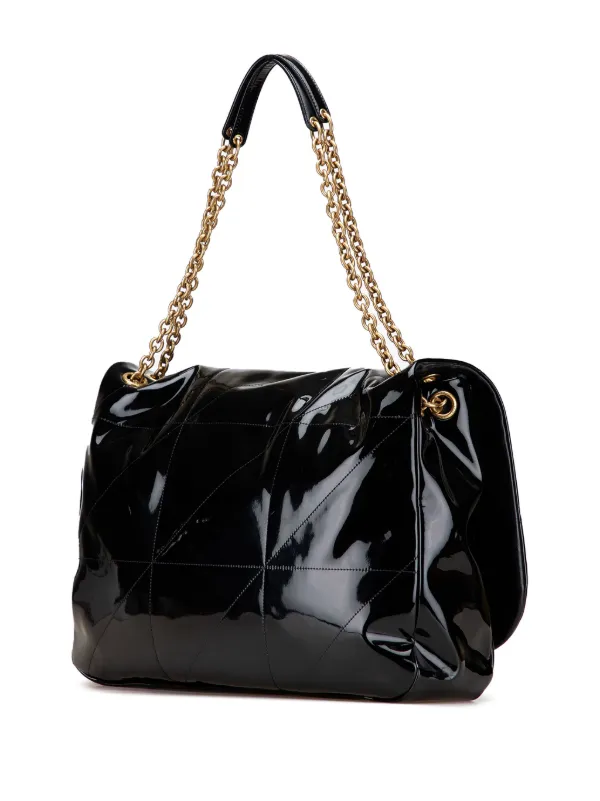 Saint Laurent Pre-Owned 2023 Large Quilted Patent Jamie 4.3 Saint Laurent Pre-Owned 2023 Large Quilted Patent Jamie 4.3