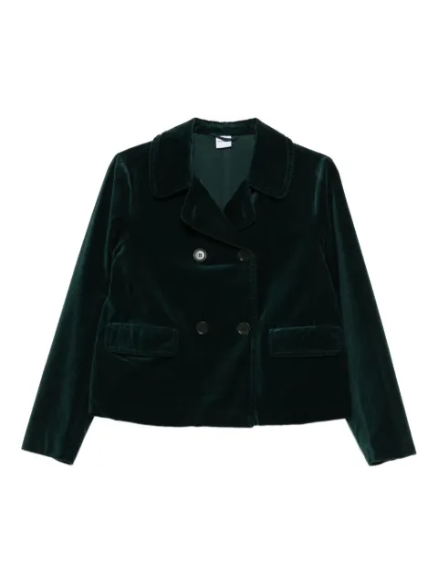 ASPESI double-breasted velvet jacket