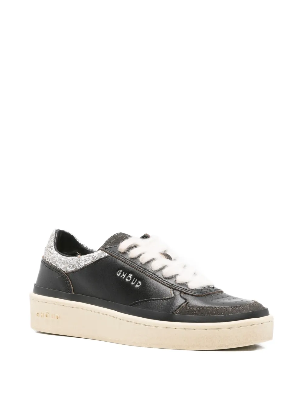GHŌUD panelled glitter-detail sneakers - Zwart