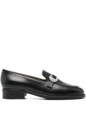 Bally Janelle バックルローファー | ブラック | FARFETCH JP