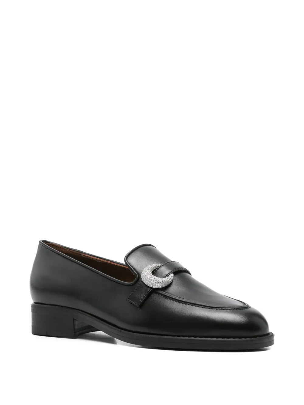 Giuseppe Zanotti Leren loafers - Zwart