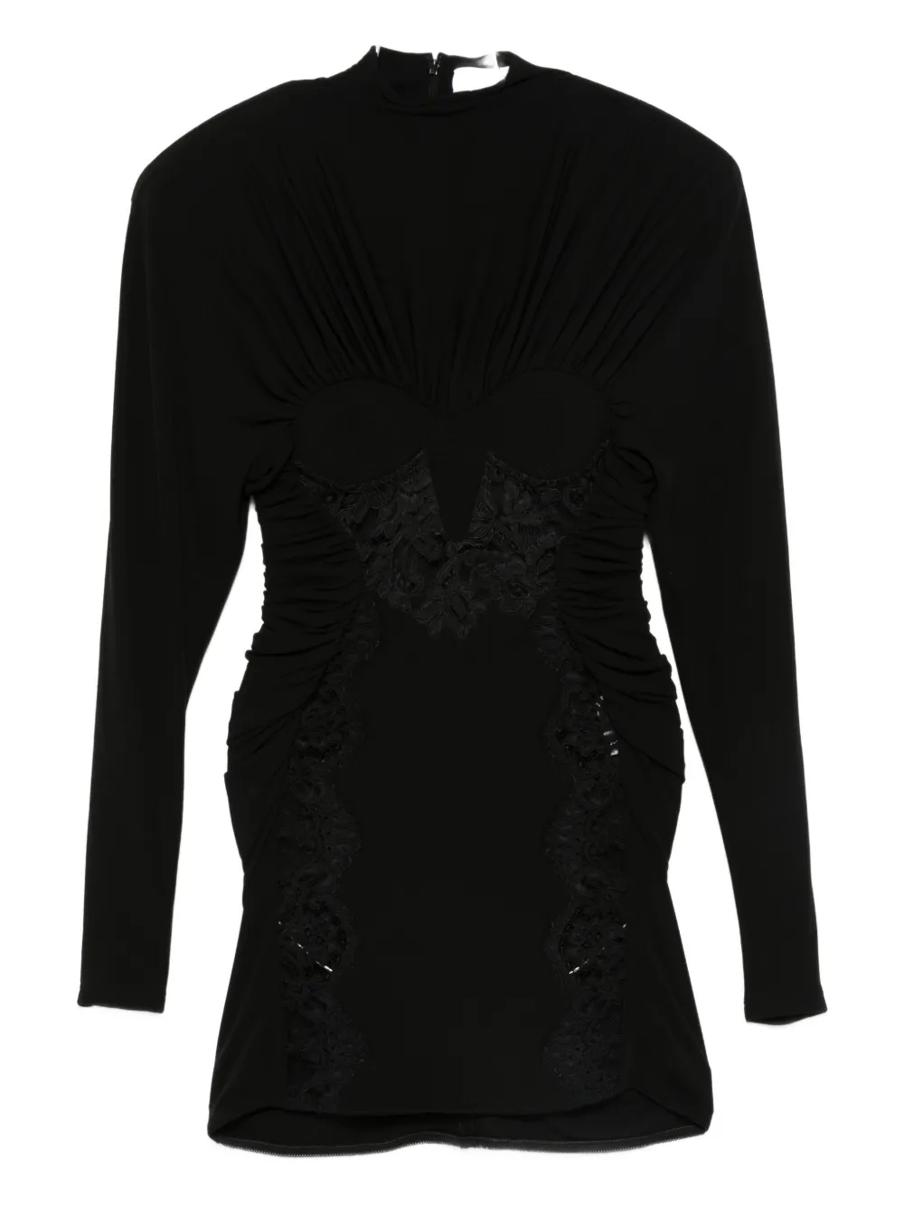 Stella Mccartney Lace Midi Dress In Black