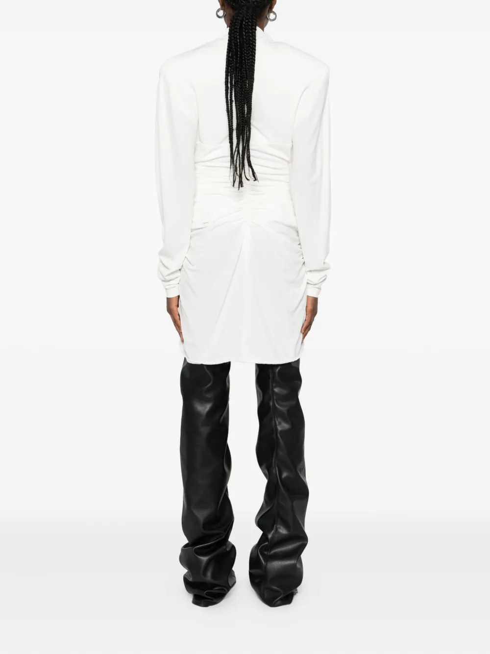 Stella McCartney Midi-jurk met kant Wit