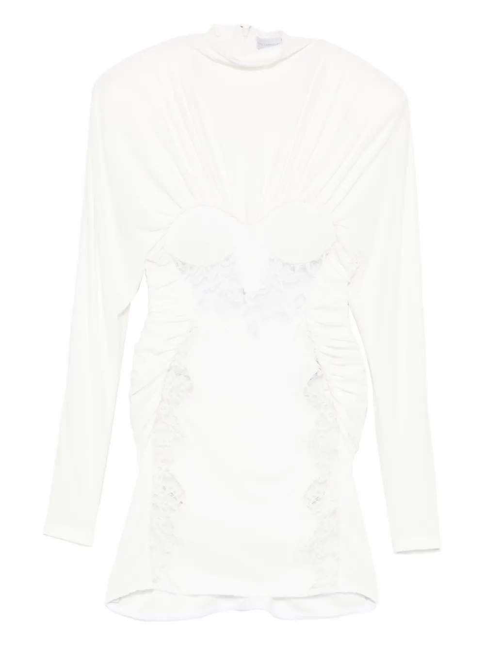 Stella McCartney laced midi dress - Bianco