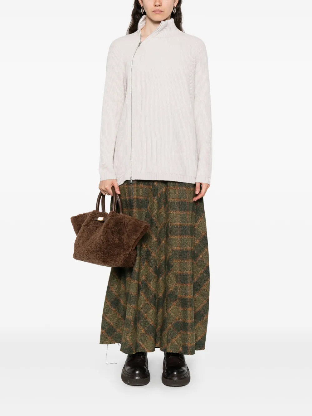 ALPHA STUDIO zip high-neck sweater | Knitted Sweaters | Image 2