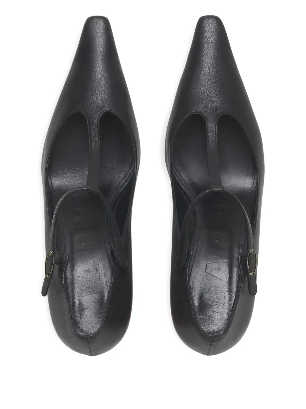 Marni 60mm T-bar Spherical-heel Pumps In Black