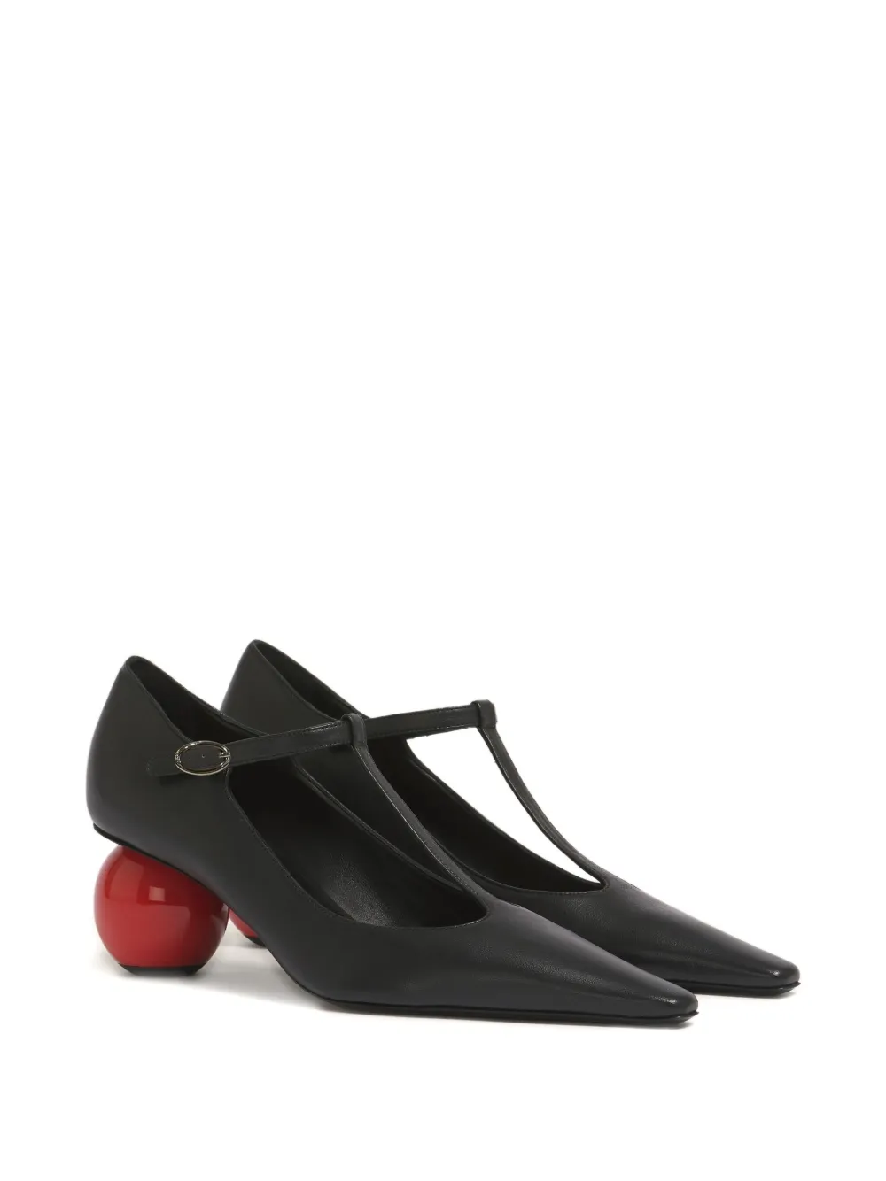 Marni 60mm T-bar Spherical-heel Pumps In Black