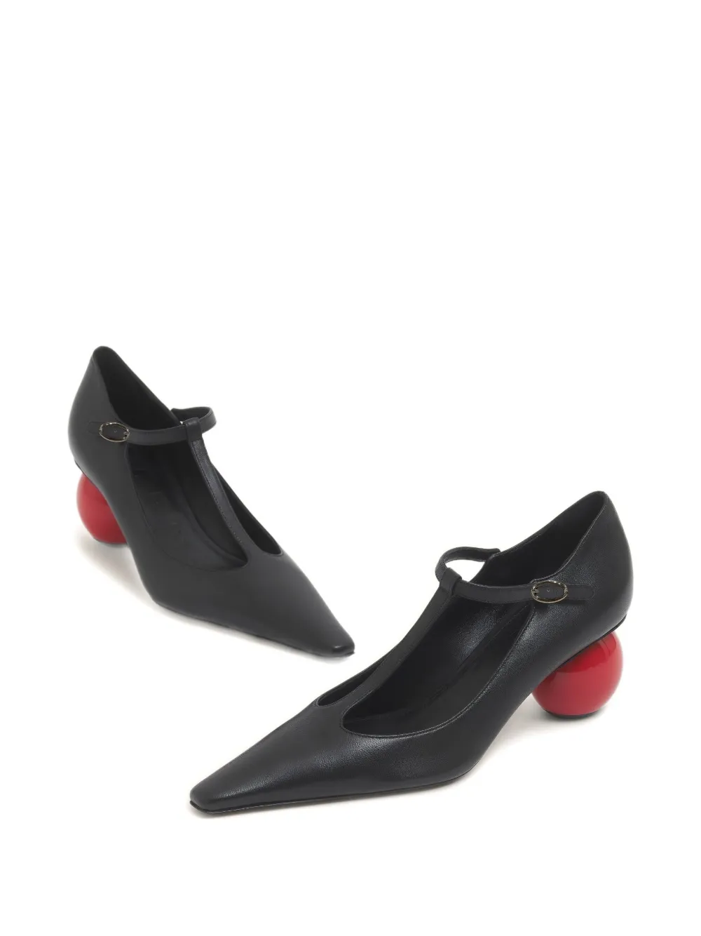 Marni 60mm T-bar Spherical-heel Pumps In Black