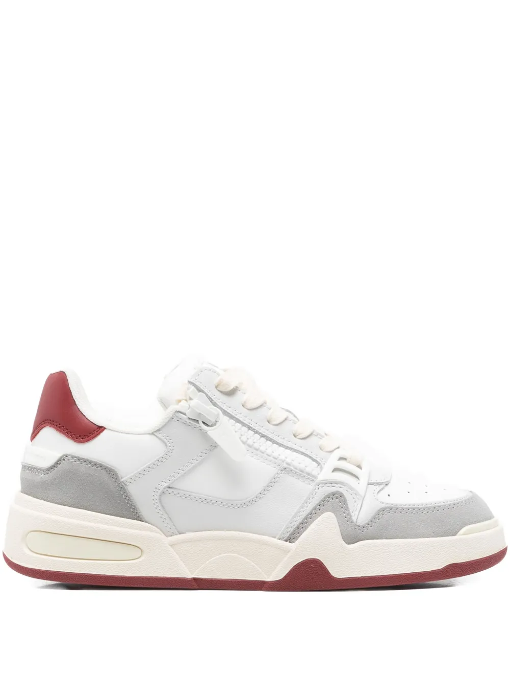 Giuseppe Zanotti leather sneakers Wit