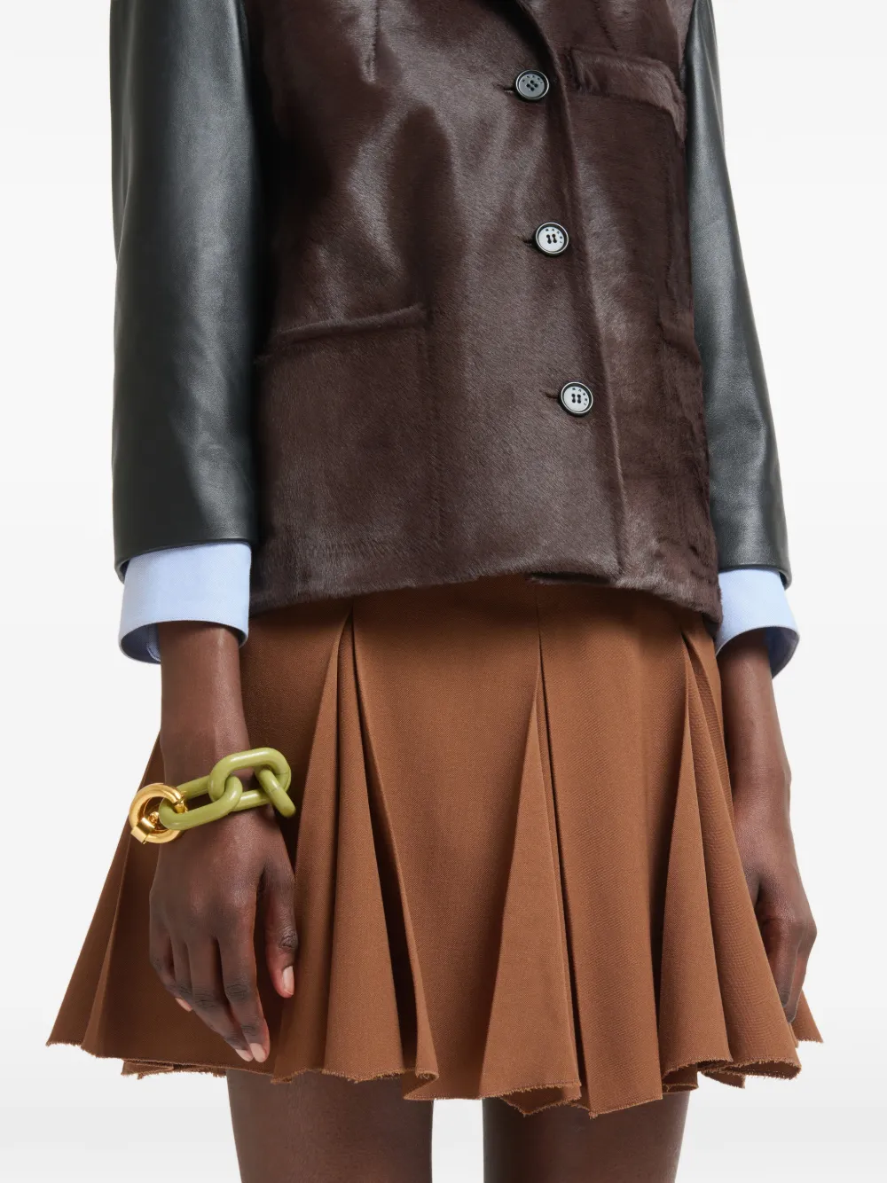  Marni Chain Plated Bracelet - Green 