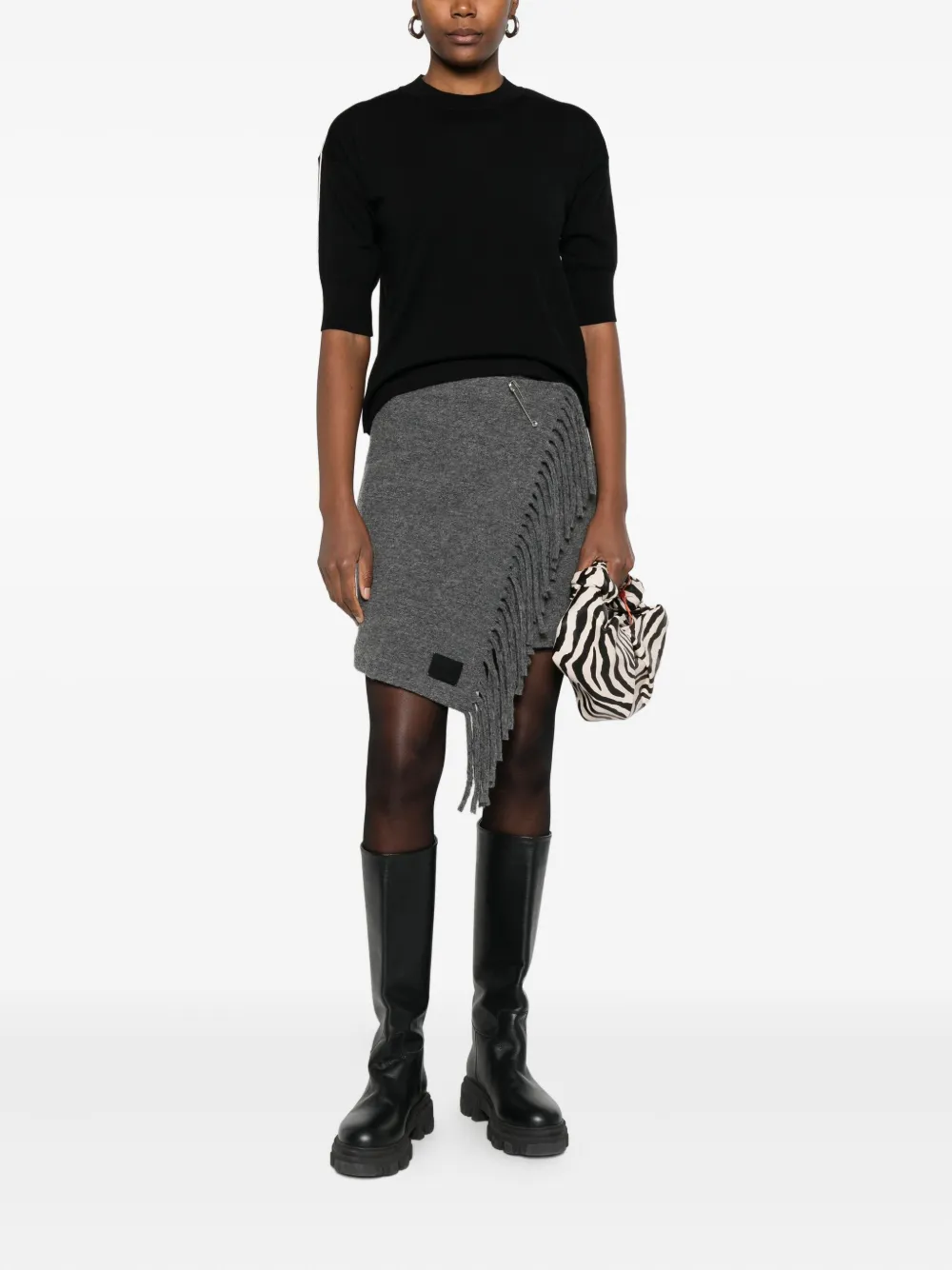 ALPHA STUDIO side-stripe sweater | Knitted Tops | Image 2