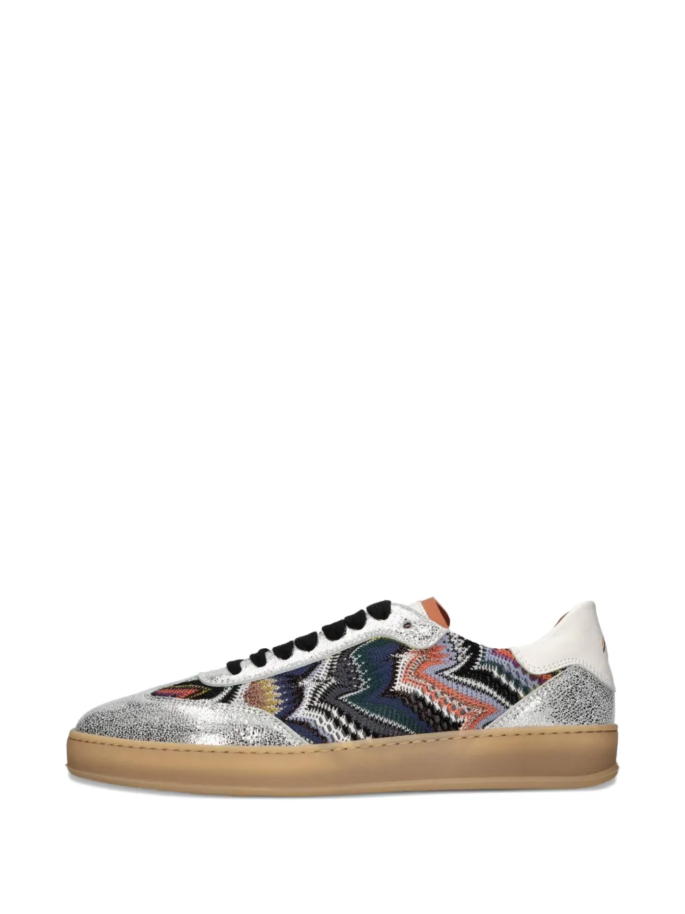Missoni Raschel flower sneakers Zilver
