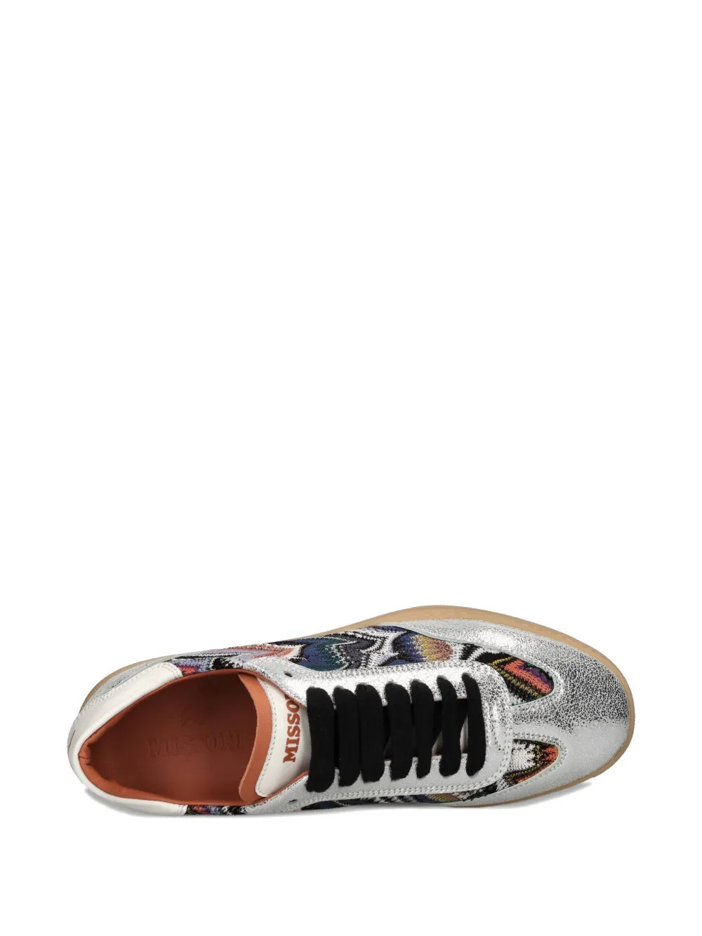 Missoni Raschel flower sneakers Zilver