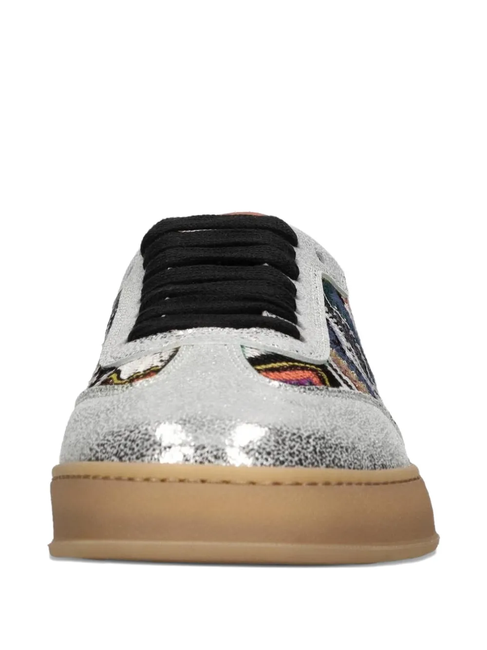 Missoni Raschel flower sneakers - Zilver