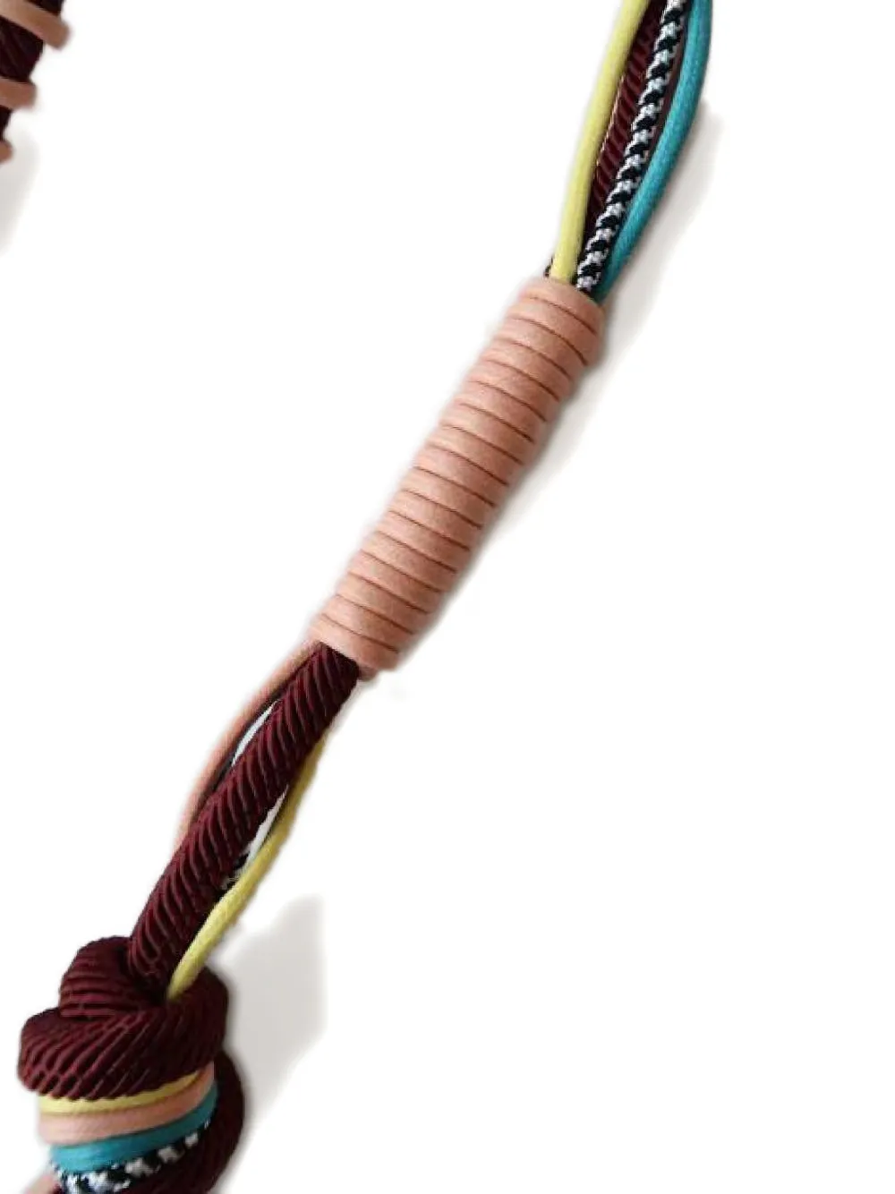 Kashura Knotted String Belt In Multi