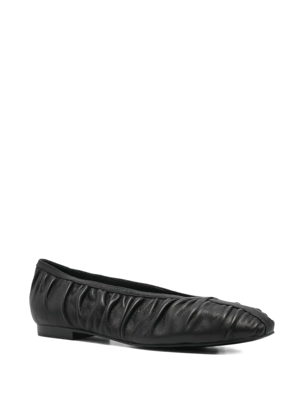 Bibi Lou ruched ballet flats - Zwart